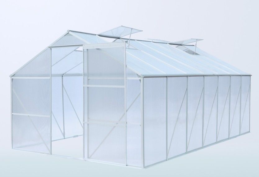 OEM の農業/Ornamental のための紫外線半透明な中型の PC の家の庭の温室
