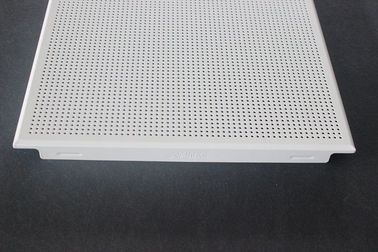 塗られる抵抗力がある音響の天井のタイル アルミニウム/電流を通された鋼鉄白を風化させて下さい