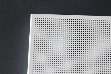 塗られる抵抗力がある音響の天井のタイル アルミニウム/電流を通された鋼鉄白を風化させて下さい