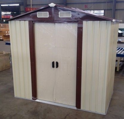 10x12'引き戸と取除かれるプレハブの頂点の金属の庭の貯蔵